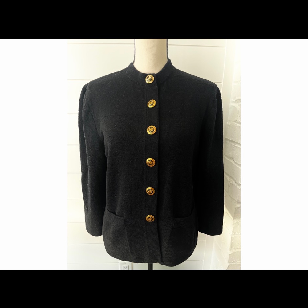 St. John’s Basics Cardigan with Gold Buttons Size M